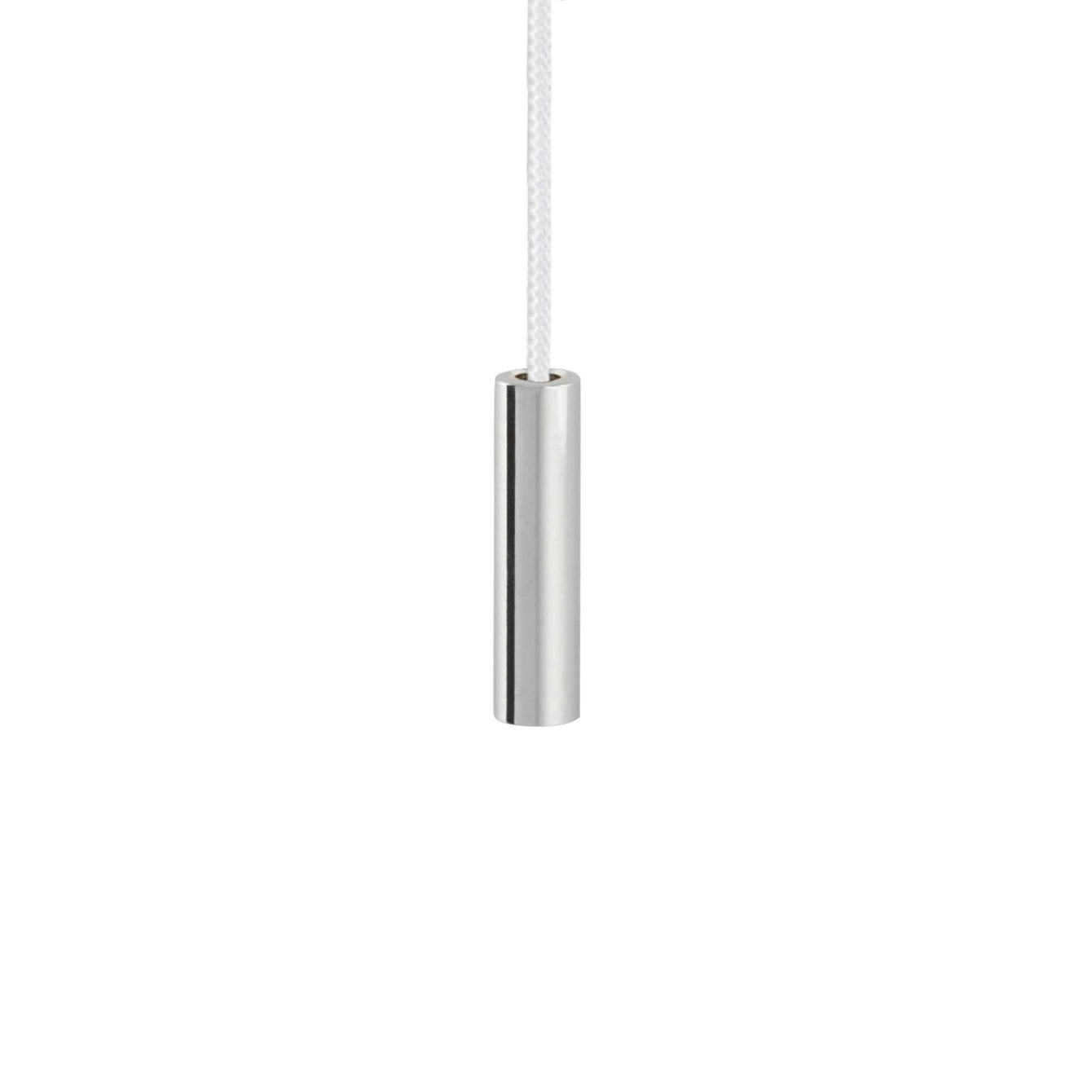 ElekTek Bathroom Ceiling Light Pull Cord Switch with Chrome Mini Cylinder Fob Handle