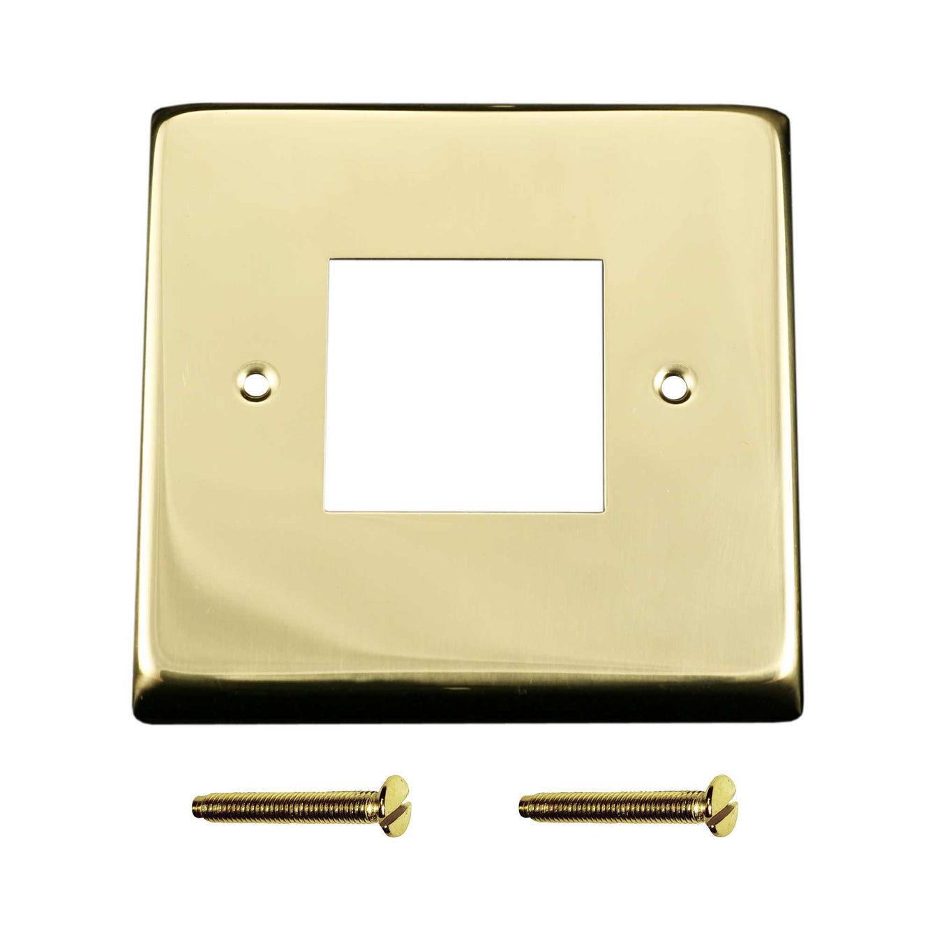 ElekTek Light Switch Conversion Metal Modern Cover Plate No Wiring Double Dawn Blue