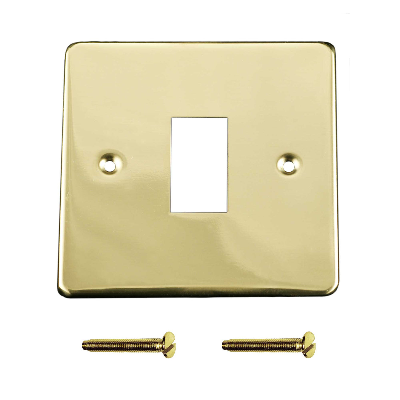 ElekTek Light Switch Conversion Metal Modern Cover Plate No Wiring Single Dawn Blue