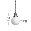 ElekTek Light Pull Chain Ball With 80cm Matching Chain