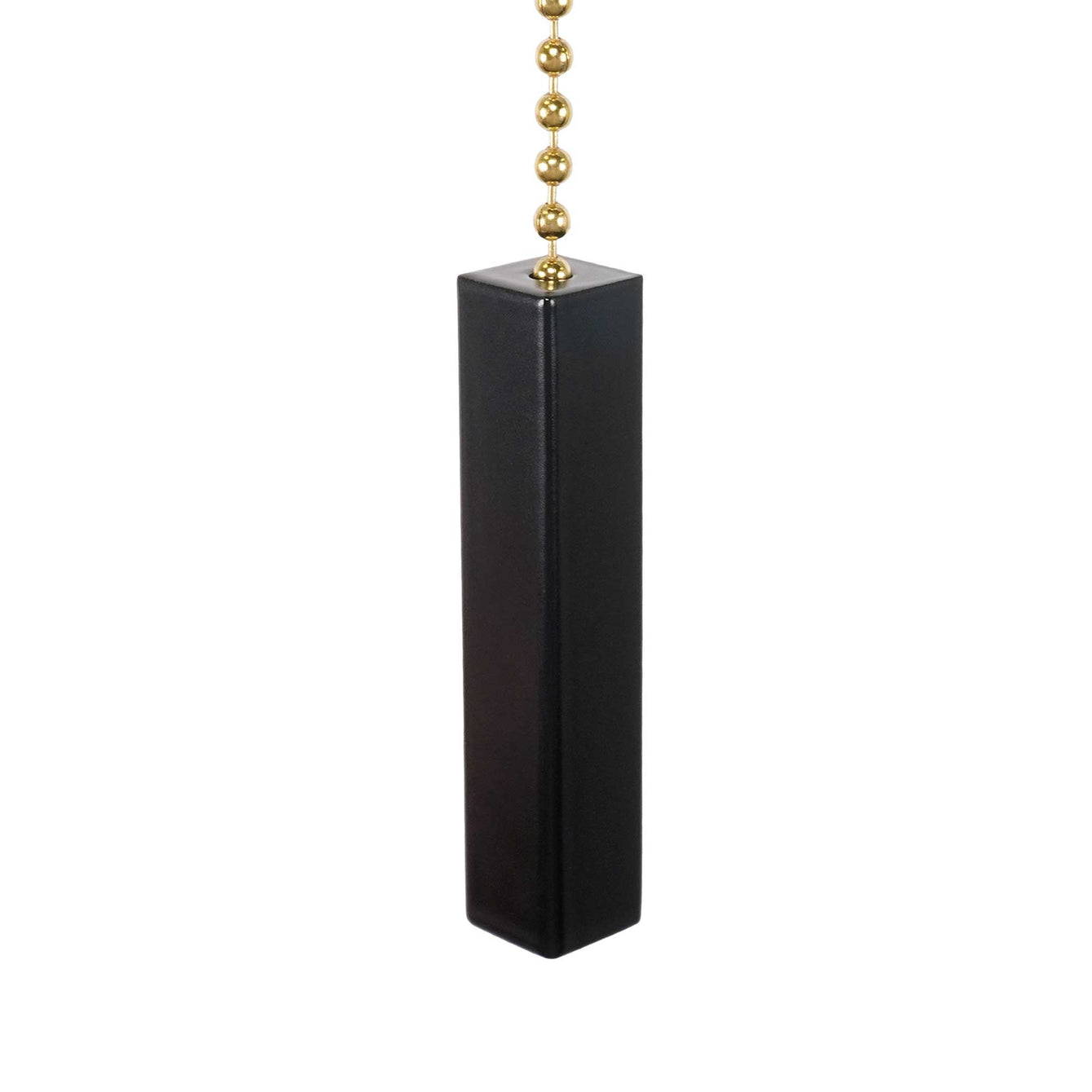 ElekTek Light Pull Cord Chain Black Square Bar