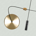 ElekTek Premium Metal Plated Brass Effect Bathroom Light Pull Cord Switch Kit with Pull Chain Handle
