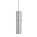 ElekTek Light Pull Cord Chain Handle Chrome Cylinder With 80cm Matching Ball Chain or Cord