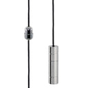 ElekTek Light Pull Cord Chain Handle Chrome Cylinder With 80cm Matching Ball Chain or Cord