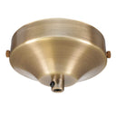 ElekTek 100mm Diameter Convex Ceiling Rose with Strap Bracket and Cord Grip Metallic Finishes Powder Coated Colours