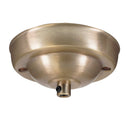 ElekTek 108mm Diameter Ceiling Rose with Cord Grip Metallic Finishes Powder Coated Colours For Light Fittings and Chandeliers