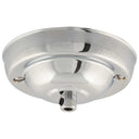 ElekTek 108mm Diameter Ceiling Rose with Cord Grip Metallic Finishes Powder Coated Colours For Light Fittings and Chandeliers