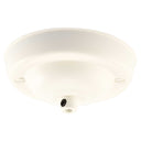 ElekTek 108mm Diameter Ceiling Rose with Cord Grip Metallic Finishes Powder Coated Colours For Light Fittings and Chandeliers