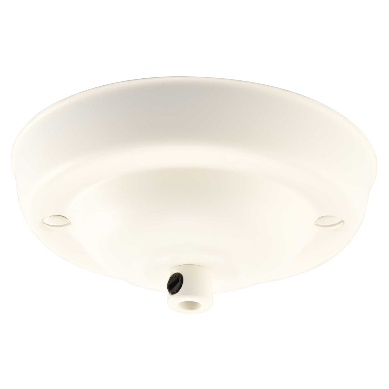 ElekTek 108mm Diameter Ceiling Rose with Cord Grip Metallic Finishes Powder Coated Colours For Light Fittings and Chandeliers