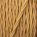ElekTek Twisted Braided Fabric Lighting Cable Flex for Pendant or Table Lamp Per Linear Metre Colours
