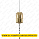ElekTek Light Pull Cord Chain Connector