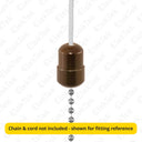 ElekTek Light Pull Cord Chain Connector