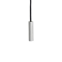 ElekTek Bathroom Ceiling Light Pull Cord Switch with Chrome Mini Cylinder Fob Handle