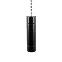ElekTek Light Pull Cord Chain Black Cylinder