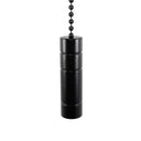 ElekTek Light Pull Cord Chain Black Cylinder