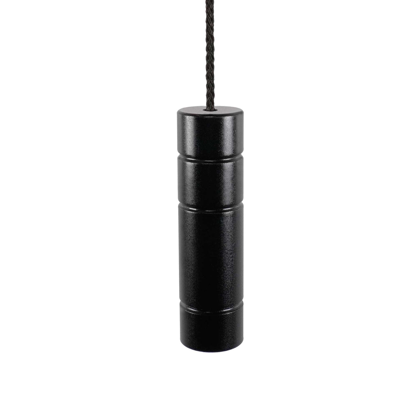 ElekTek Light Pull Cord Chain Black Cylinder