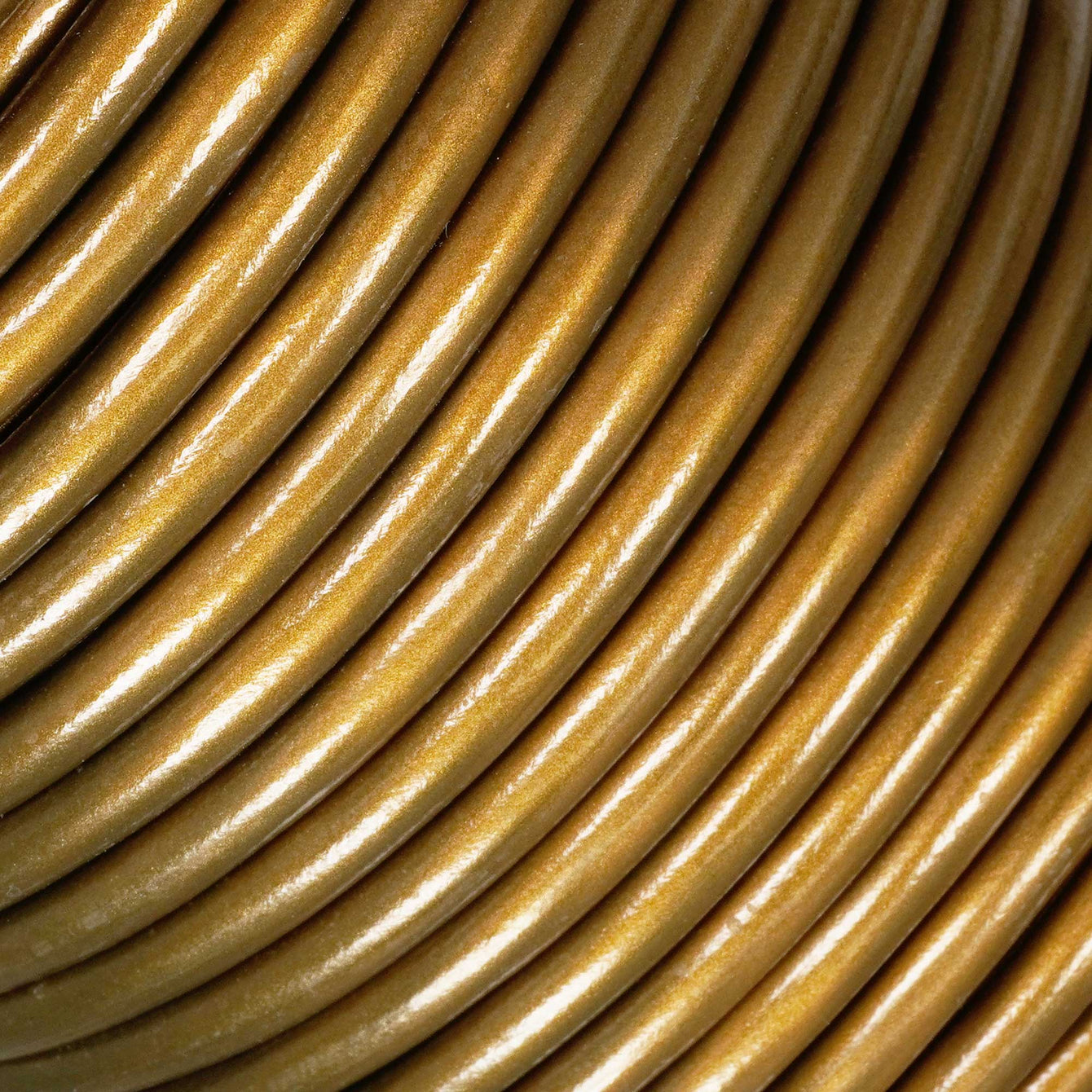 ElekTek Lighting Cable Flex 3 Core Gold, Black, White, Clear PVC Outer Per Linear Metre 