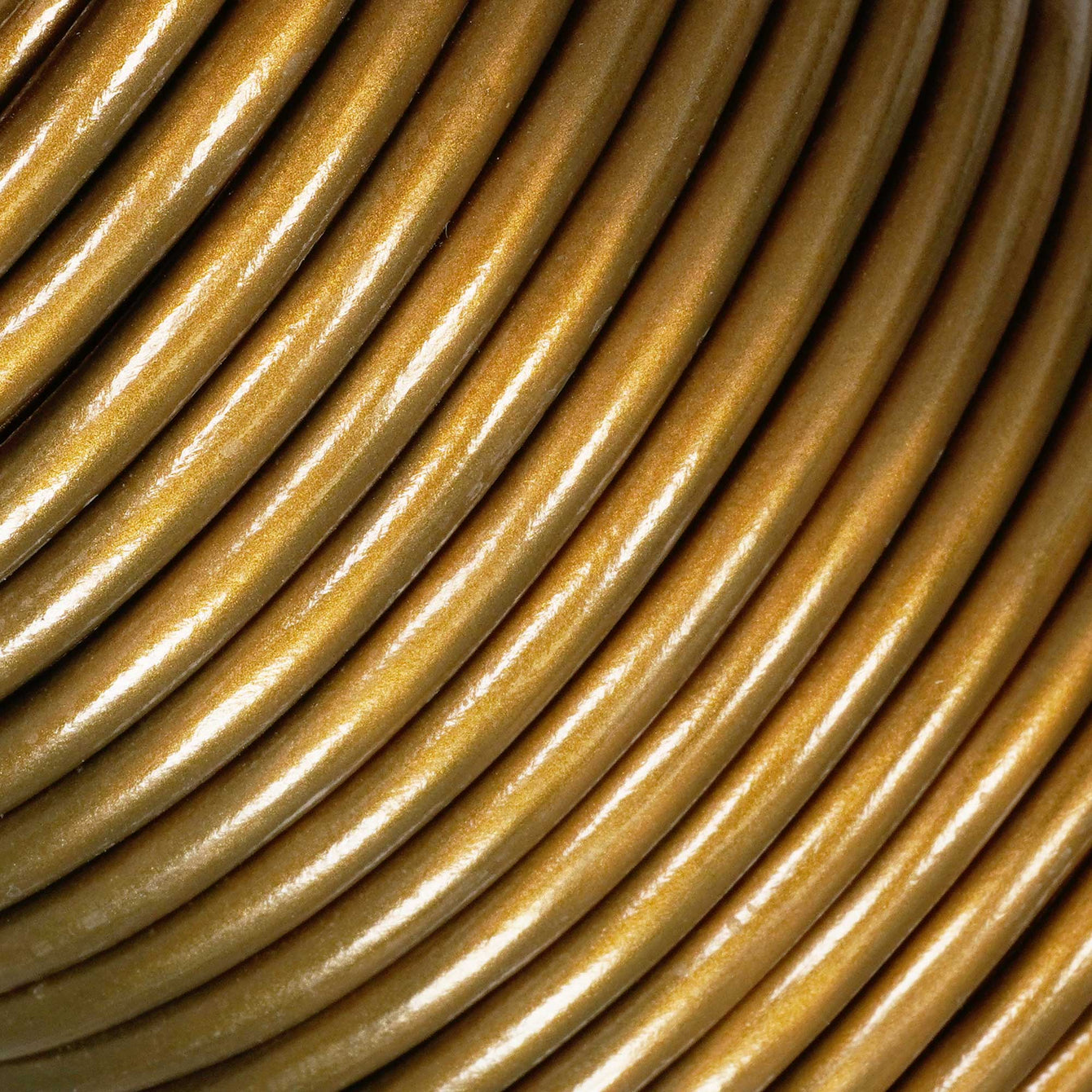 ElekTek Lighting Cable Flex 3 Core Gold, Black, White, Clear PVC Outer Per Linear Metre