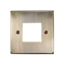ElekTek Light Switch Conversion Metal Modern Cover Plate No Wiring Double