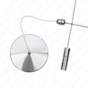 ElekTek Premium Chrome Bathroom Light Pull Switch Kit and Chain Extended Bundle