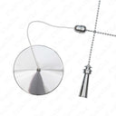 ElekTek Premium Chrome Bathroom Light Pull Switch Kit and Chain Extended Bundle