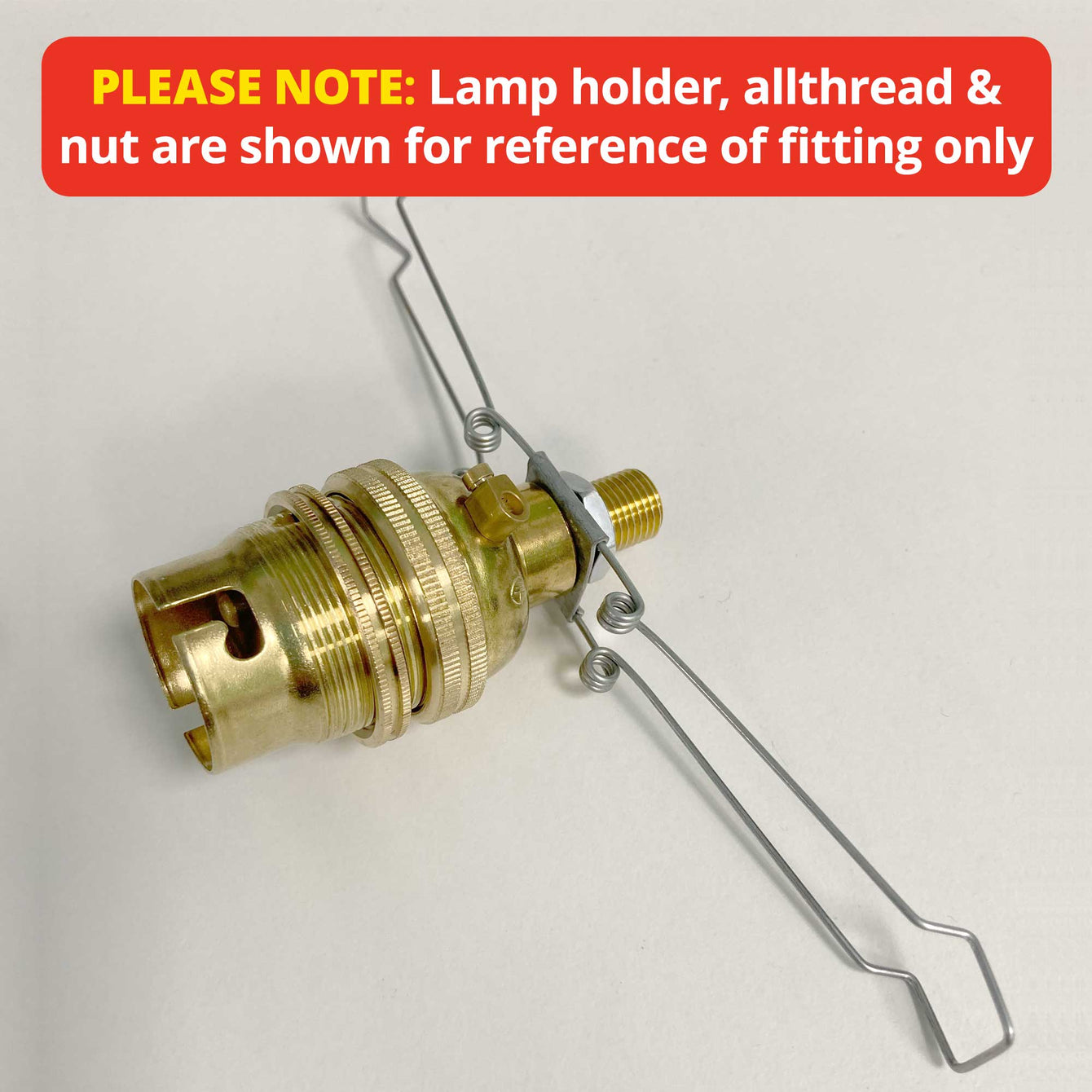 ElekTek Lamp Shade Spring Retainer Clip for Lighting Glass Lamp Shades 85mm 100mm 120mm 150mm 3 Pack 100mm