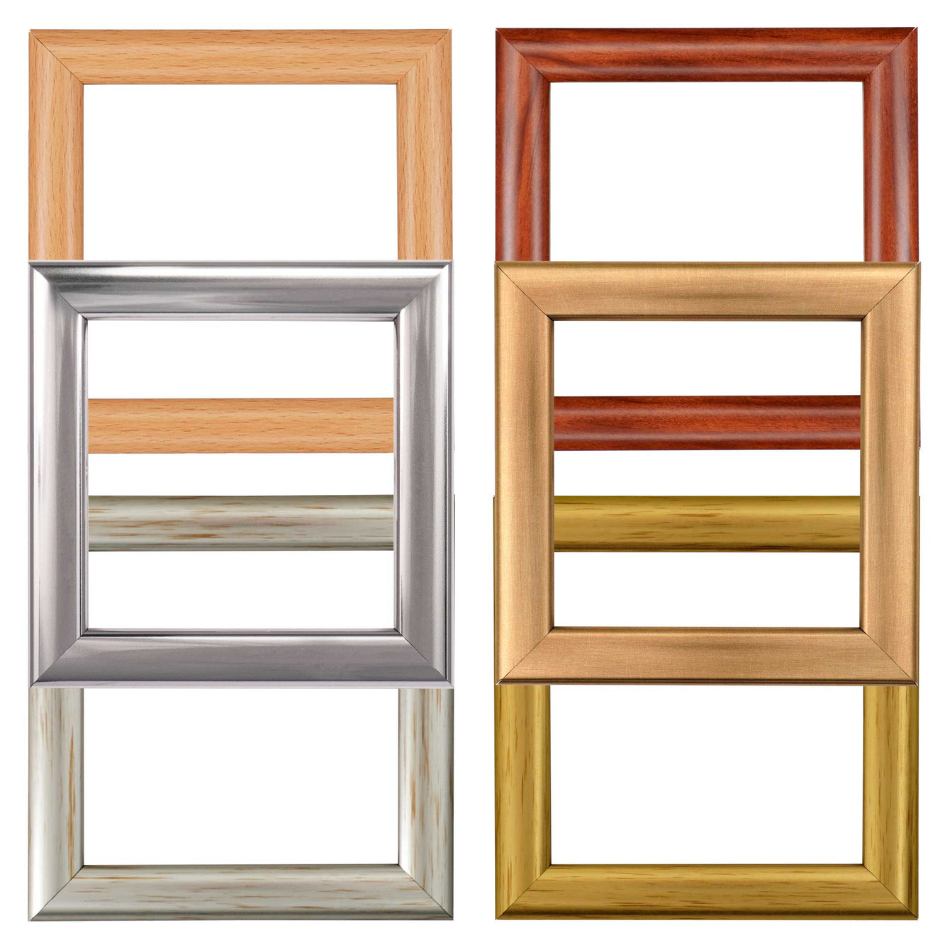 ElekTek Decorative Switch Surround Frame Cover Finger Plate Contemporary Satin Chrome