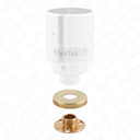 ElekTek Male Thread Back Plate Mount Cover and Screws - For use with B22 E27 Lamp holders