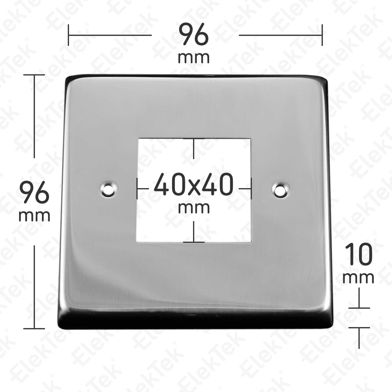 ElekTek Light Switch Conversion Metal Modern Cover Plate No Wiring Double Antique Copper