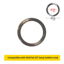 ElekTek E27 Shade Ring Single Brass