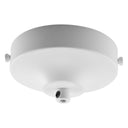 ElekTek 100mm Diameter Convex Ceiling Rose with Strap Bracket and Cord Grip Metallic Finishes Powder Coated Colours - Buy It Better