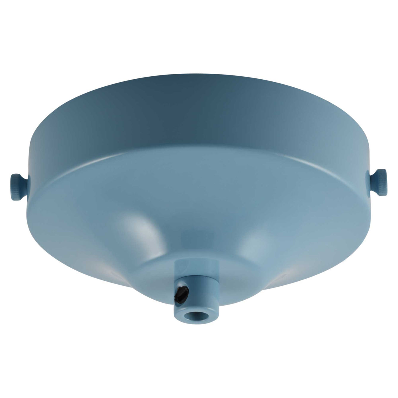 ElekTek 100mm Diameter Convex Ceiling Rose with Strap Bracket and Cord Grip Metallic Finishes Powder Coated Colours - Buy It Better