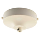 ElekTek 100mm Diameter Convex Ceiling Rose with Strap Bracket and Cord Grip Metallic Finishes Powder Coated Colours - Buy It Better