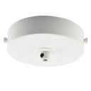 ElekTek 100mm Diameter Flat Top Ceiling Rose with Strap Bracket and Cord Grip Metallic Finishes Powder Coated Colours - Buy It Better