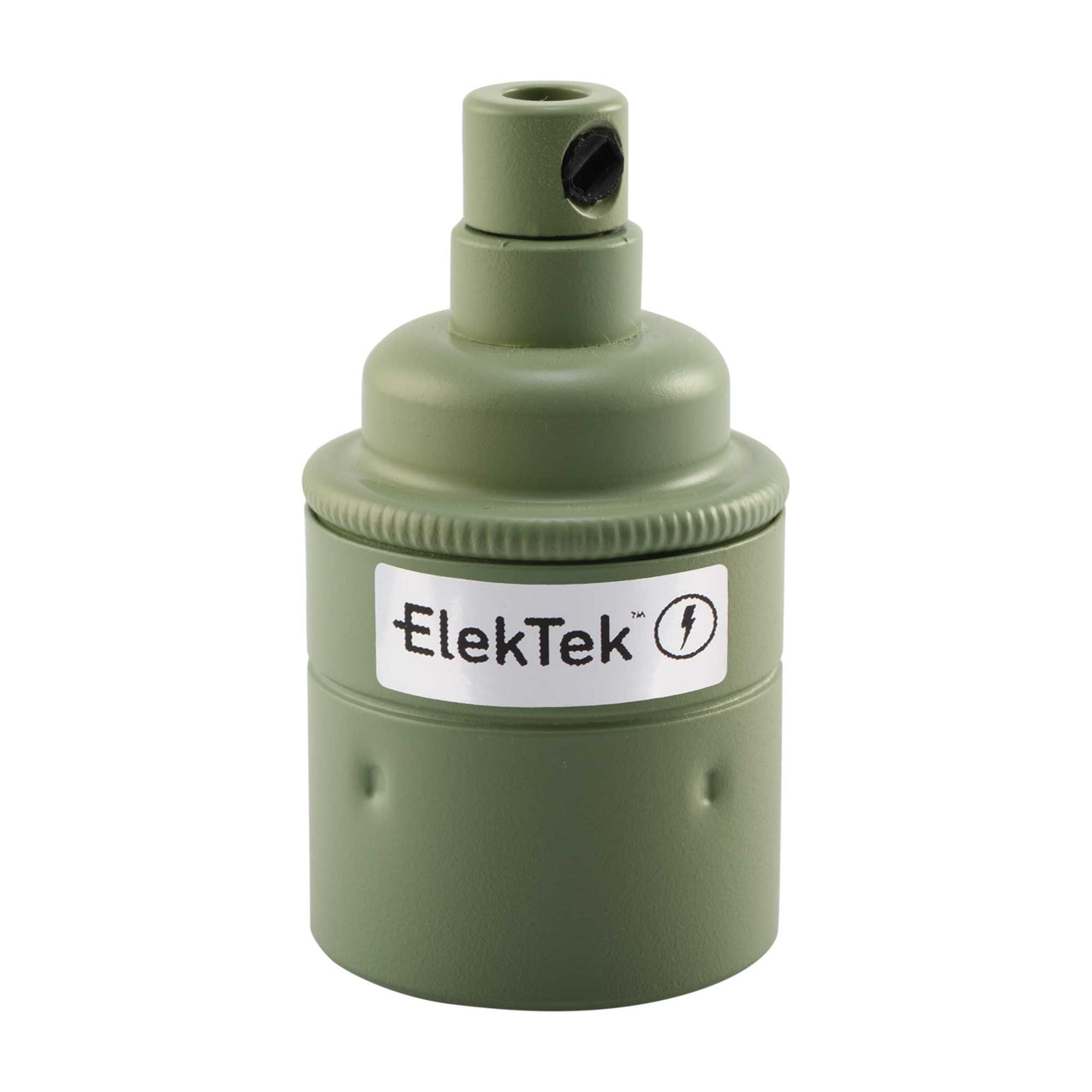 ElekTek ES Edison Screw E27 Lamp Bulb Holder With Cord Grip  Plain Skirt Powder Coated Colours Solid Brass - Buy It Better Pink