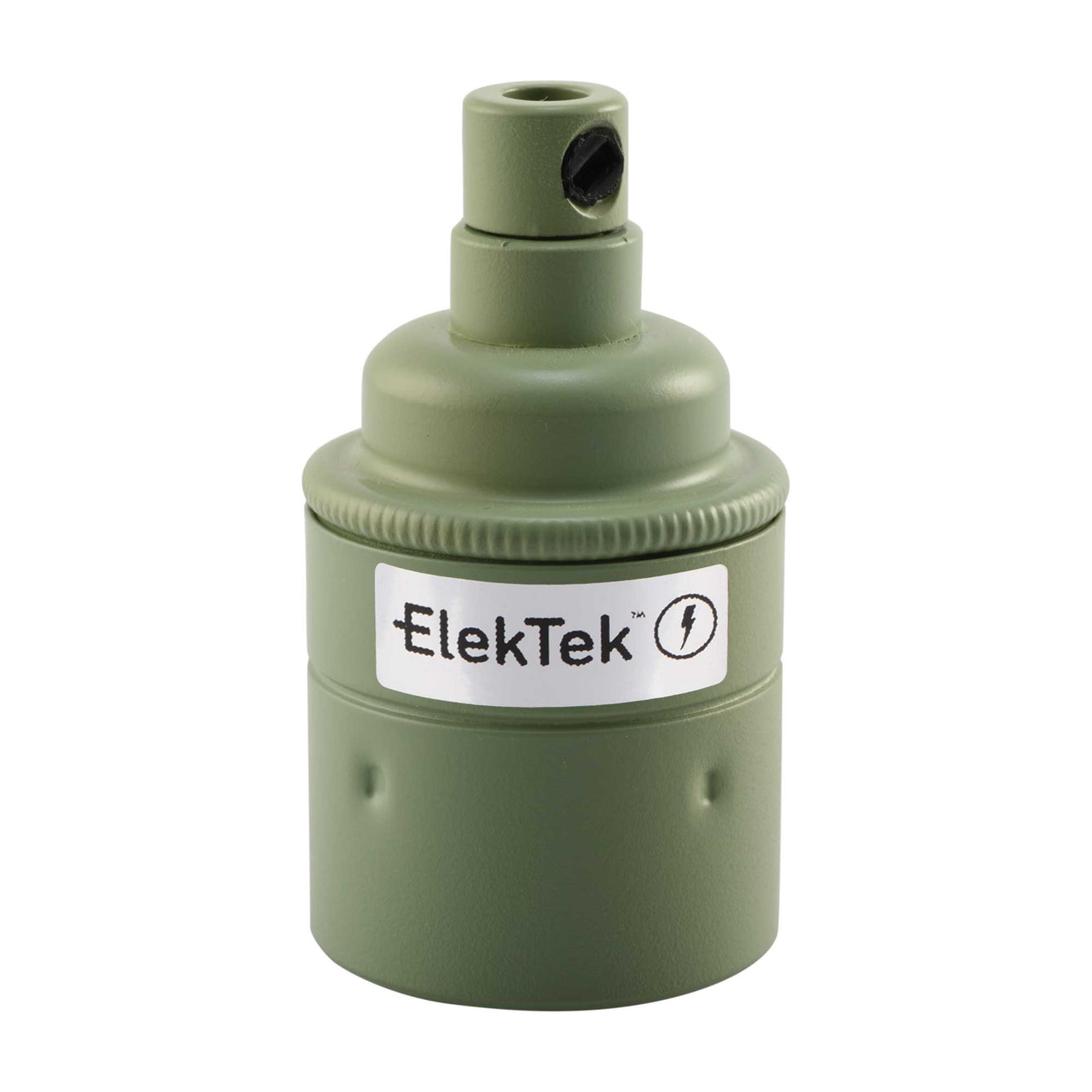ElekTek ES Edison Screw E27 Lamp Bulb Holder With Cord Grip Plain Skirt Powder Coated Colours Solid Brass - Buy It Better Pink