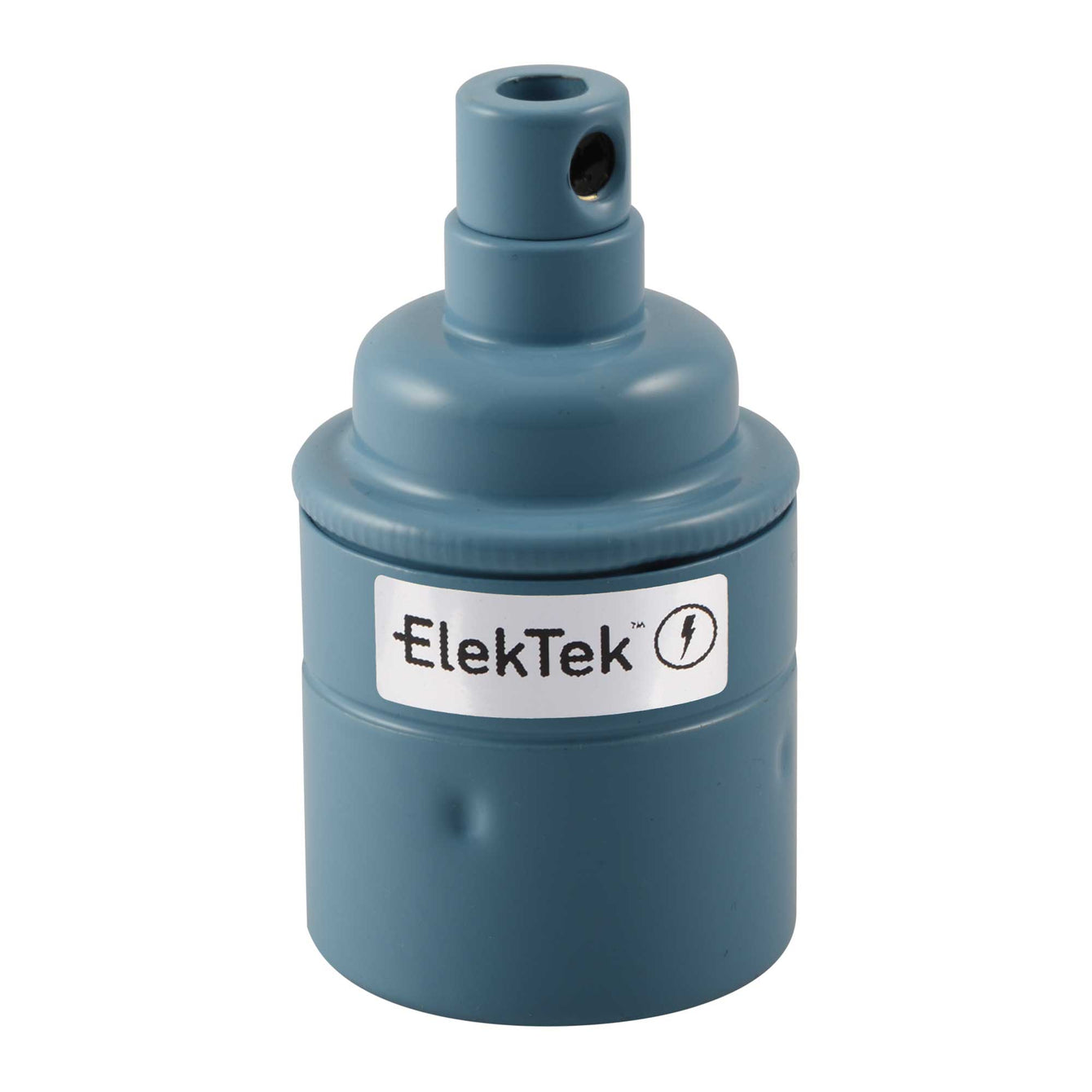 ElekTek ES Edison Screw E27 Lamp Bulb Holder With Cord Grip Plain Skirt Powder Coated Colours Solid Brass - Buy It Better Brilliant White