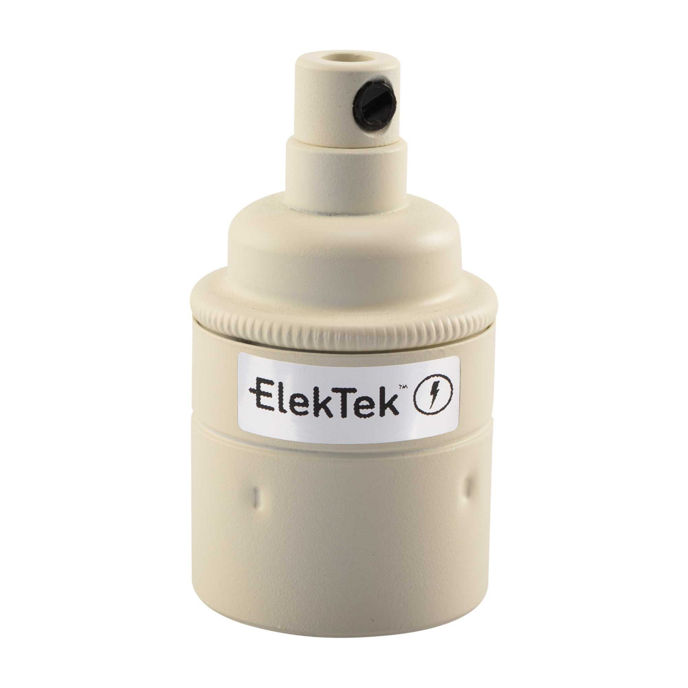 ElekTek ES Edison Screw E27 Lamp Bulb Holder With Cord Grip Plain Skirt Powder Coated Colours Solid Brass - Buy It Better