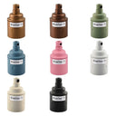 ElekTek ES Edison Screw E27 Lamp Bulb Holder With Cord Grip Plain Skirt Powder Coated Colours Solid Brass - Buy It Better