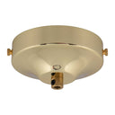 ElekTek 100mm Diameter Convex Ceiling Rose with Strap Bracket and Cord Grip Metallic Finishes Powder Coated Colours - Buy It Better