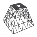 ElekTek Vintage Boda Square Polyangle Cage Wire Frame Lamp Shade Colours - Buy It Better