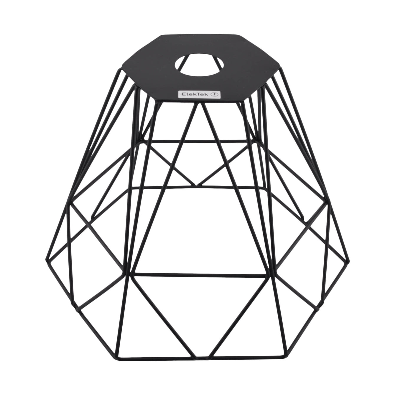 ElekTek Vintage Mora Hexagonal Large Polyangle Cage Wire Frame Lamp Shade Colours - Buy It Better