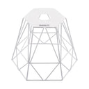ElekTek Vintage Mora Hexagonal Medium Polyangle Cage Wire Frame Lamp Shade Colours - Buy It Better
