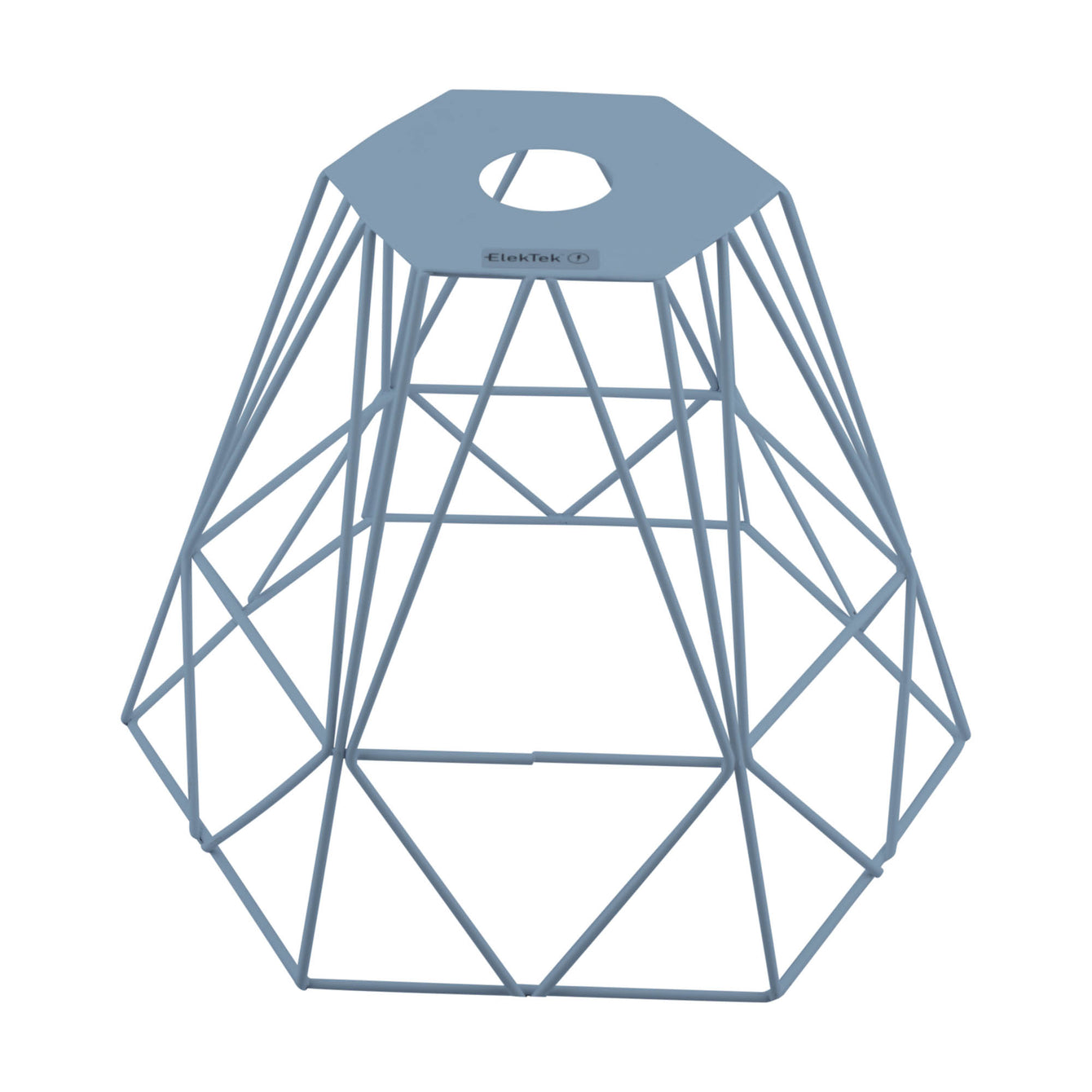 ElekTek Vintage Mora Hexagonal Large Polyangle Cage Wire Frame Lamp Shade Colours - Buy It Better