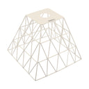 ElekTek Vintage Boda Square Polyangle Cage Wire Frame Lamp Shade Colours - Buy It Better