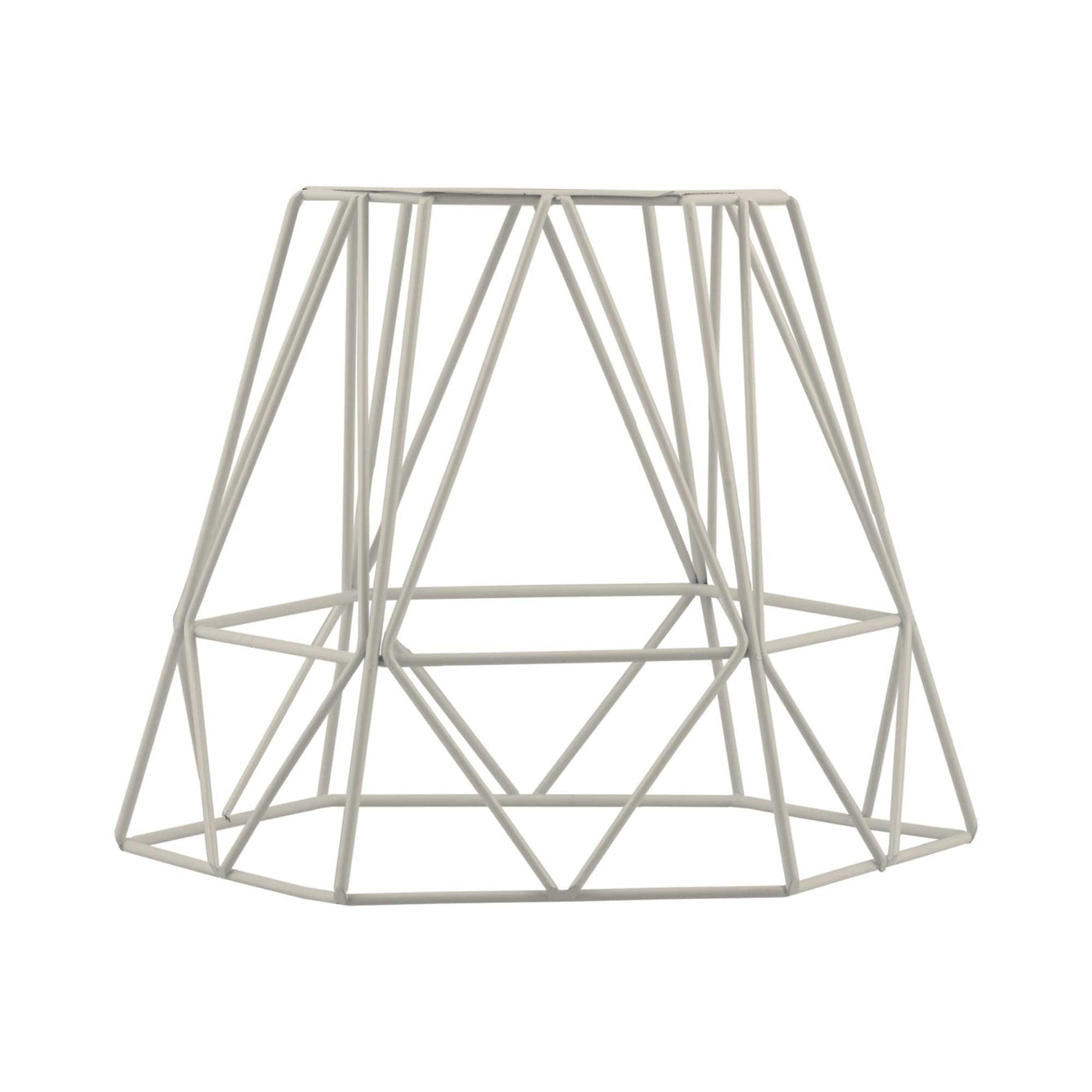 ElekTek Vintage Mora Hexagonal Medium Polyangle Cage Wire Frame Lamp Shade Colours - Buy It Better 