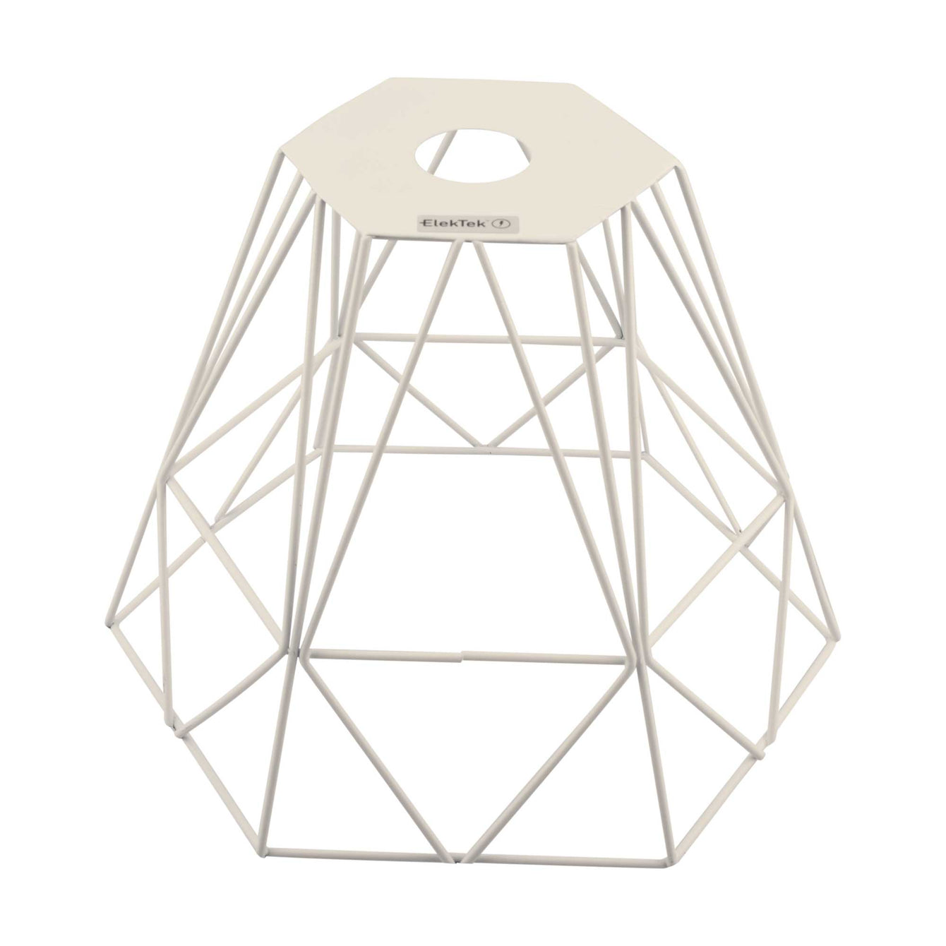 ElekTek Vintage Mora Hexagonal Large Polyangle Cage Wire Frame Lamp Shade Colours - Buy It Better