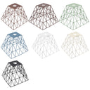 ElekTek Vintage Boda Square Polyangle Cage Wire Frame Lamp Shade Colours - Buy It Better