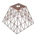 ElekTek Vintage Boda Square Polyangle Cage Wire Frame Lamp Shade Colours - Buy It Better
