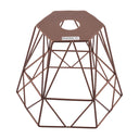 ElekTek Vintage Mora Hexagonal Medium Polyangle Cage Wire Frame Lamp Shade Colours - Buy It Better